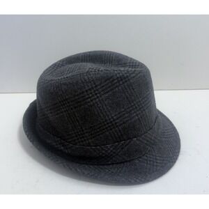 Vtg Stetson All American Gray Fedora Hat Size Small / Medium Wool Blend